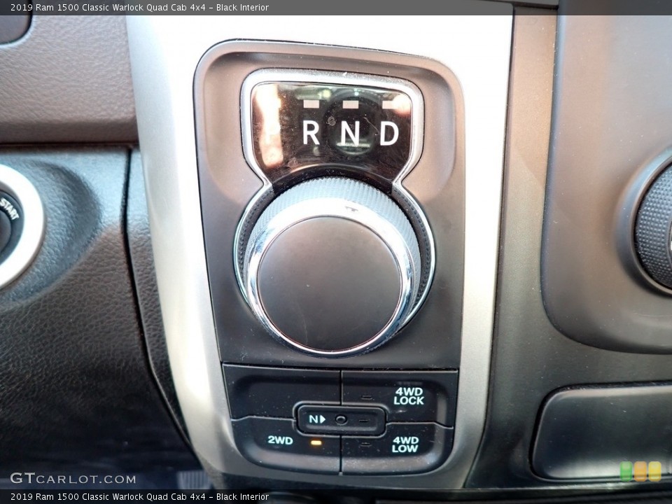 Black Interior Transmission for the 2019 Ram 1500 Classic Warlock Quad Cab 4x4 #146550637