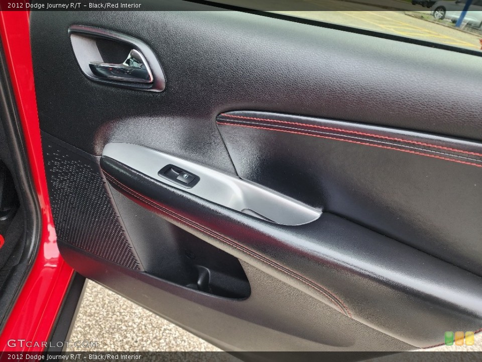 Black/Red Interior Door Panel for the 2012 Dodge Journey R/T #146550647