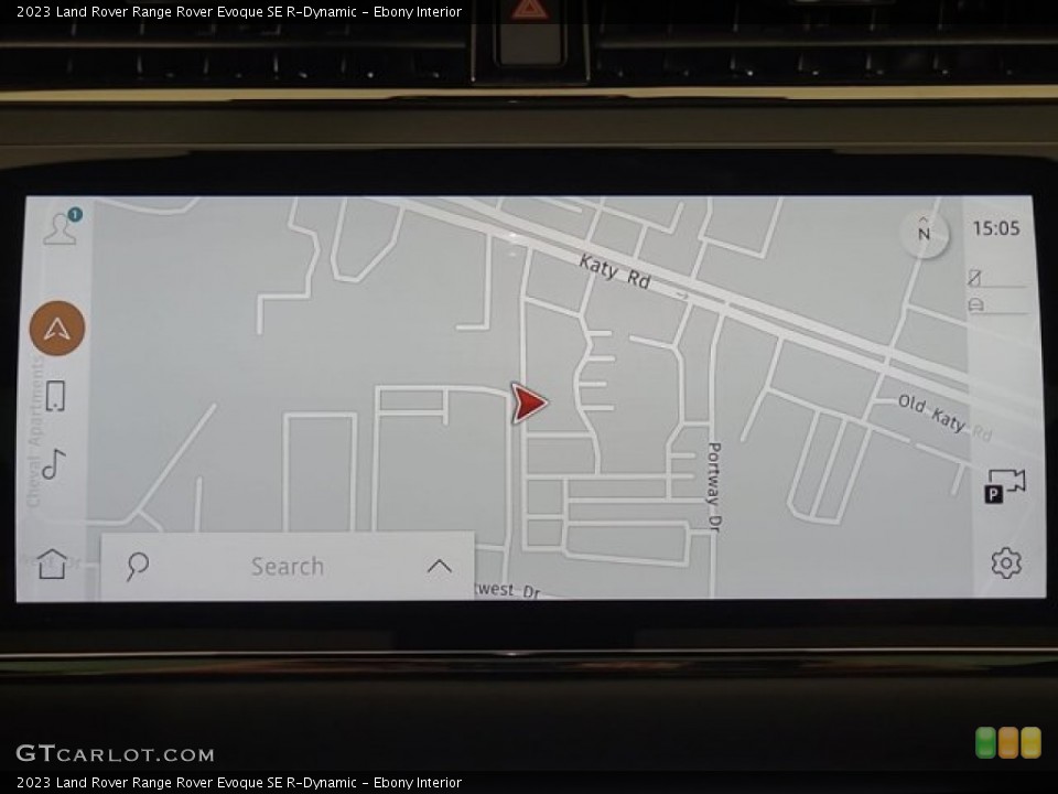 Ebony Interior Navigation for the 2023 Land Rover Range Rover Evoque SE R-Dynamic #146550698
