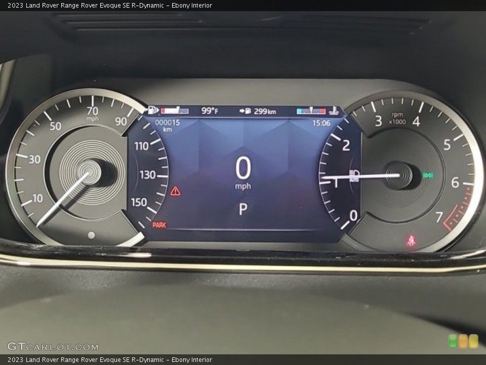 Ebony Interior Gauges for the 2023 Land Rover Range Rover Evoque SE R-Dynamic #146550712