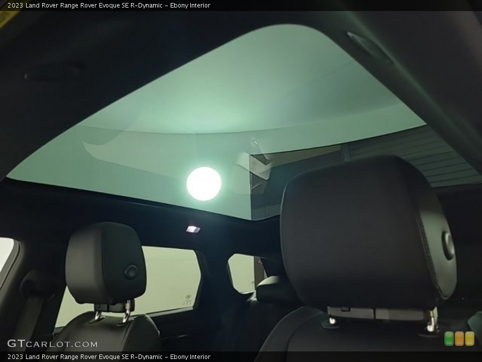 Ebony Interior Sunroof for the 2023 Land Rover Range Rover Evoque SE R-Dynamic #146550733