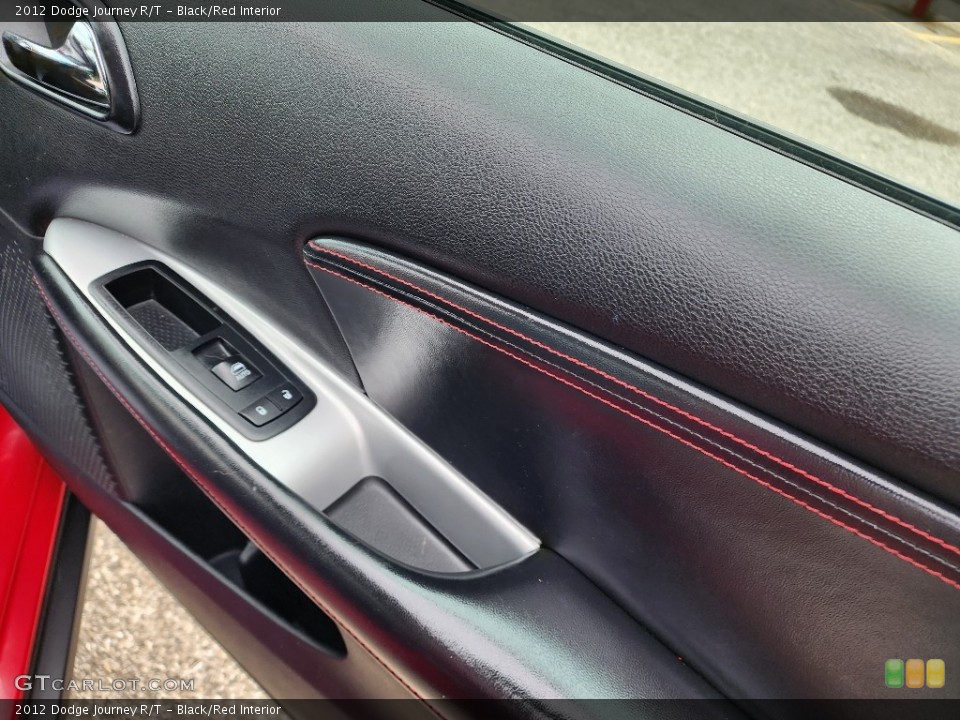 Black/Red Interior Door Panel for the 2012 Dodge Journey R/T #146550737