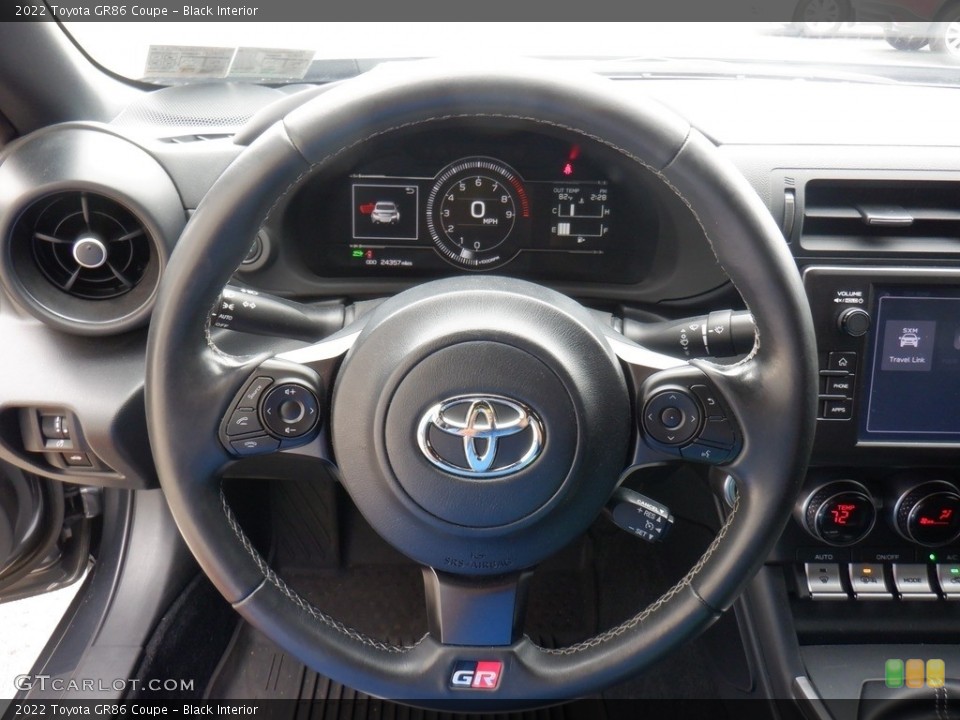 Black Interior Steering Wheel for the 2022 Toyota GR86 Coupe #146550981