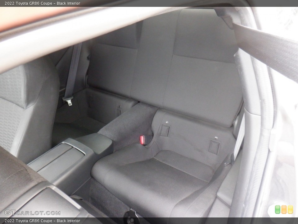 Black Interior Rear Seat for the 2022 Toyota GR86 Coupe #146551074
