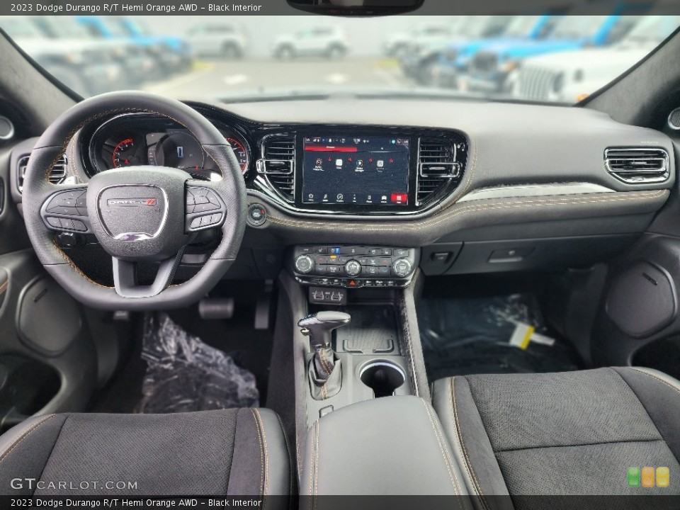 Black Interior Dashboard for the 2023 Dodge Durango R/T Hemi Orange AWD #146551078