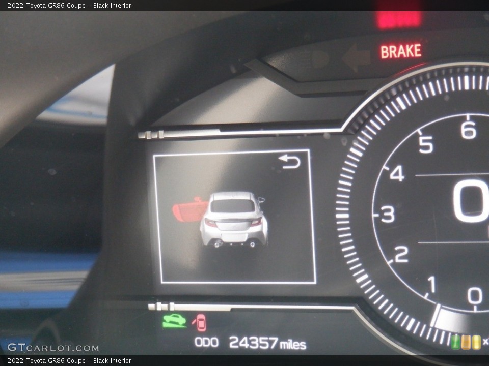 Black Interior Gauges for the 2022 Toyota GR86 Coupe #146551186