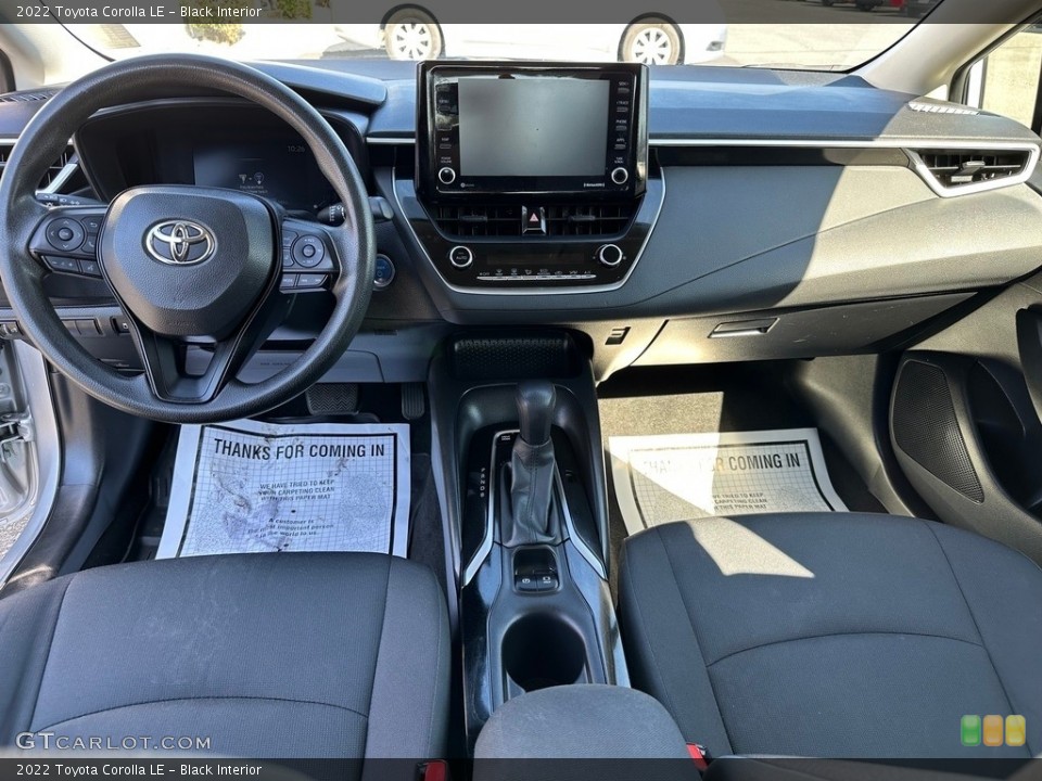Black Interior Dashboard for the 2022 Toyota Corolla LE #146551465