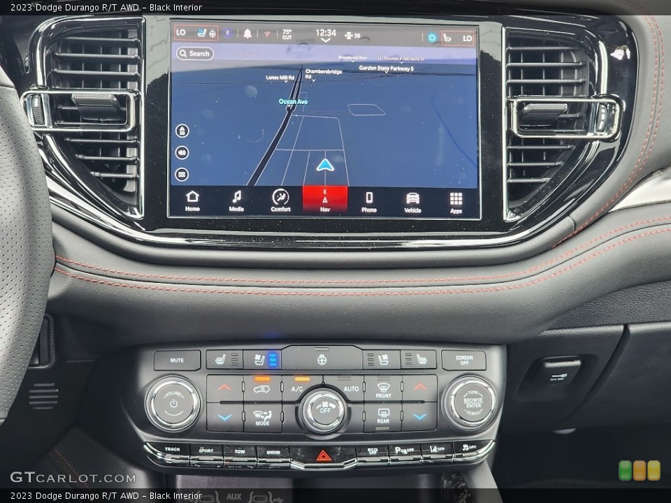 Black Interior Navigation for the 2023 Dodge Durango R/T AWD #146551488