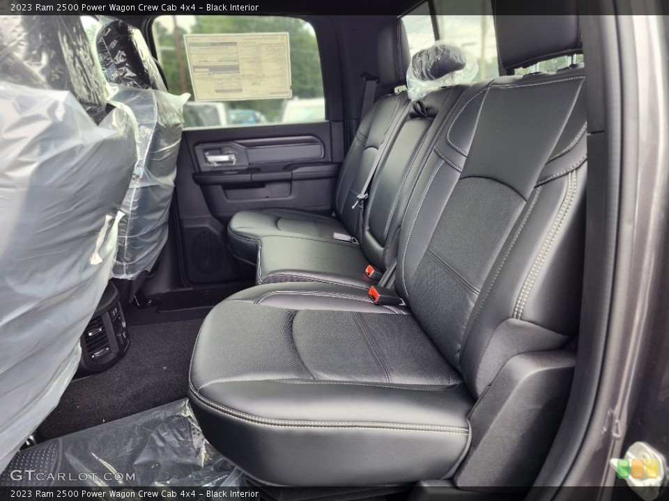 Black Interior Rear Seat for the 2023 Ram 2500 Power Wagon Crew Cab 4x4 #146551696