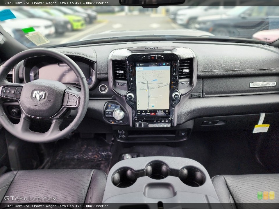 Black Interior Dashboard for the 2023 Ram 2500 Power Wagon Crew Cab 4x4 #146551737