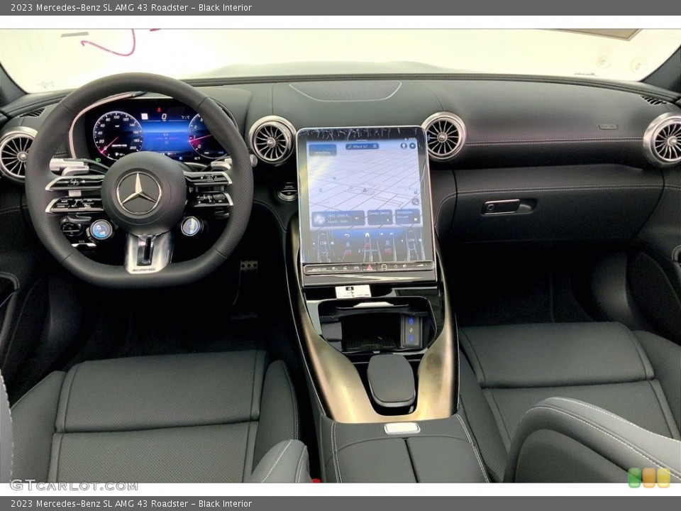 Black Interior Dashboard for the 2023 Mercedes-Benz SL AMG 43 Roadster #146551774