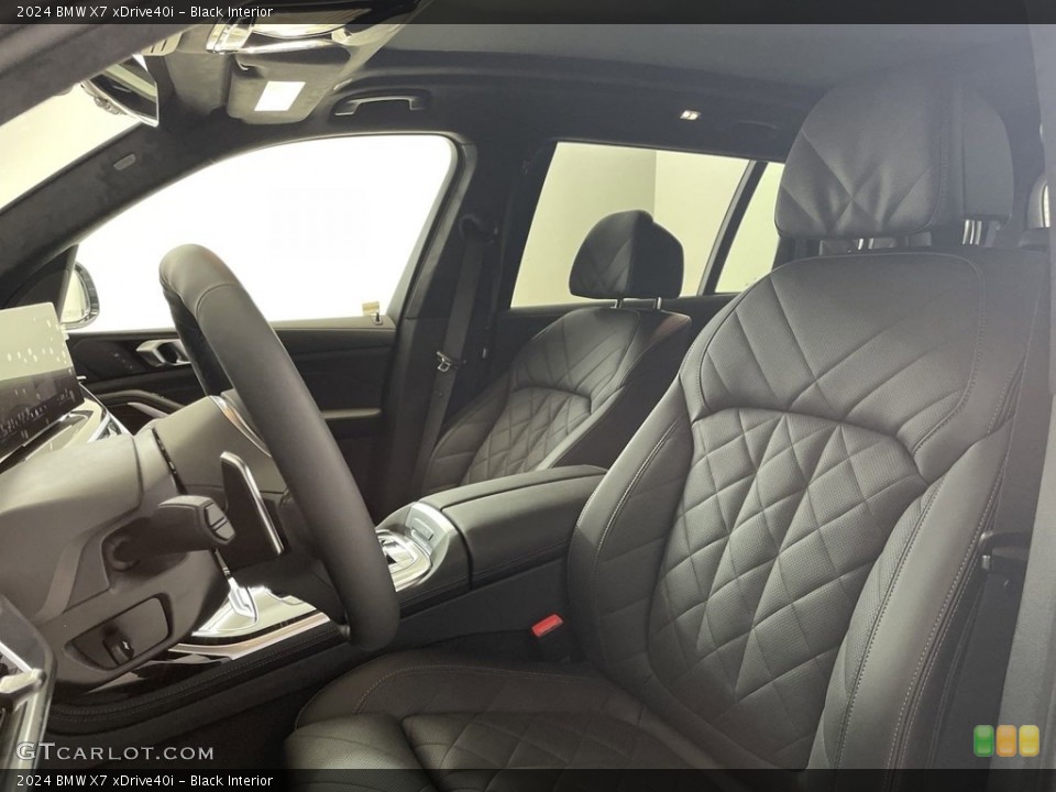 Black 2024 BMW X7 Interiors