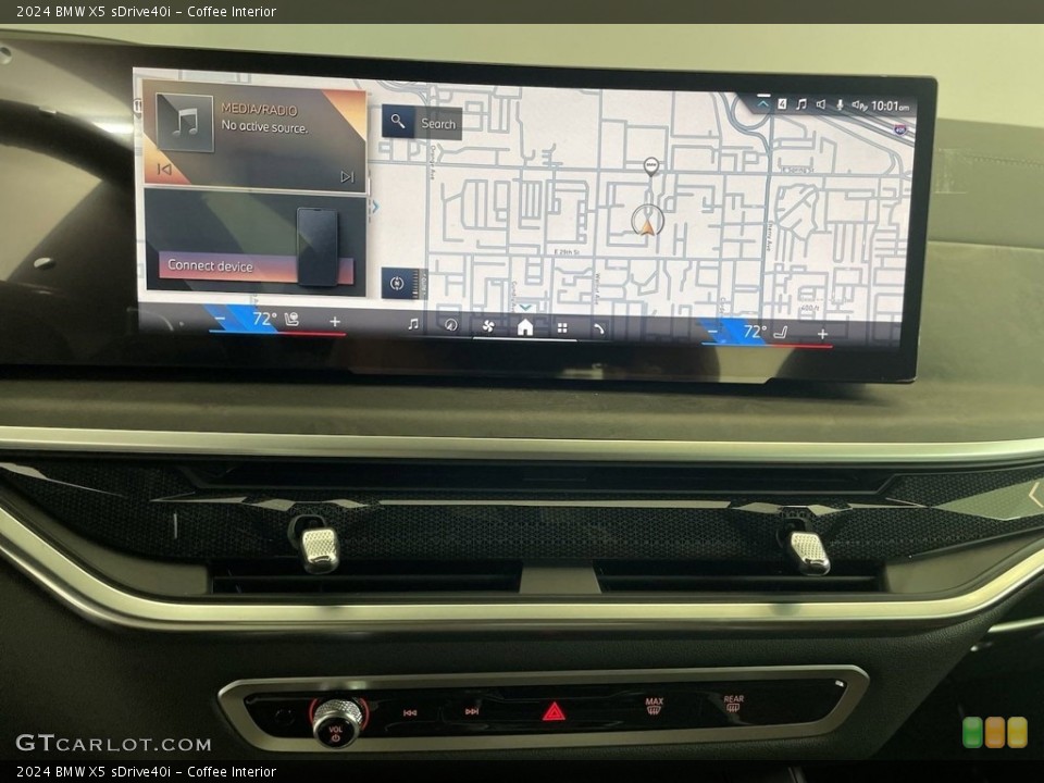 Coffee Interior Navigation for the 2024 BMW X5 sDrive40i #146552617