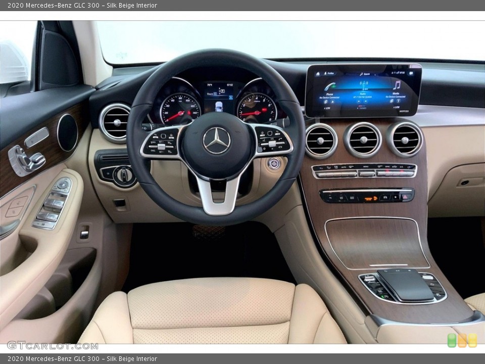 Silk Beige Interior Dashboard for the 2020 Mercedes-Benz GLC 300 #146552644