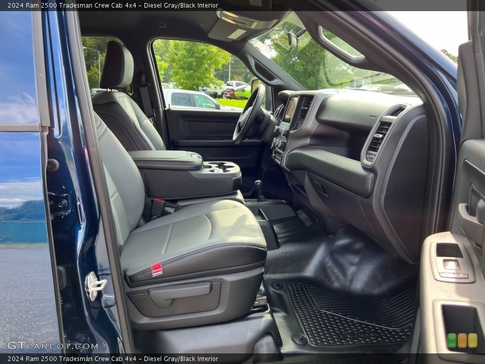 Diesel Gray/Black Interior Front Seat for the 2024 Ram 2500 Tradesman Crew Cab 4x4 #146553699