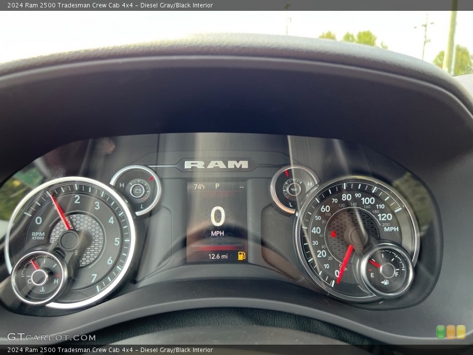Diesel Gray/Black Interior Gauges for the 2024 Ram 2500 Tradesman Crew Cab 4x4 #146553743