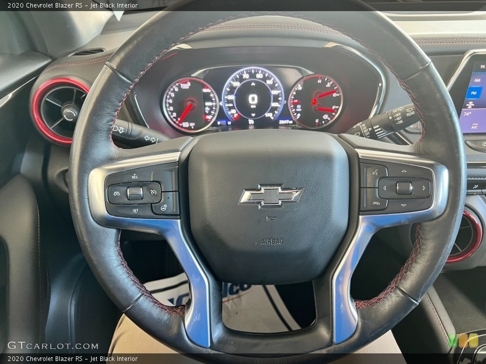 Jet Black Interior Steering Wheel for the 2020 Chevrolet Blazer RS #146553884