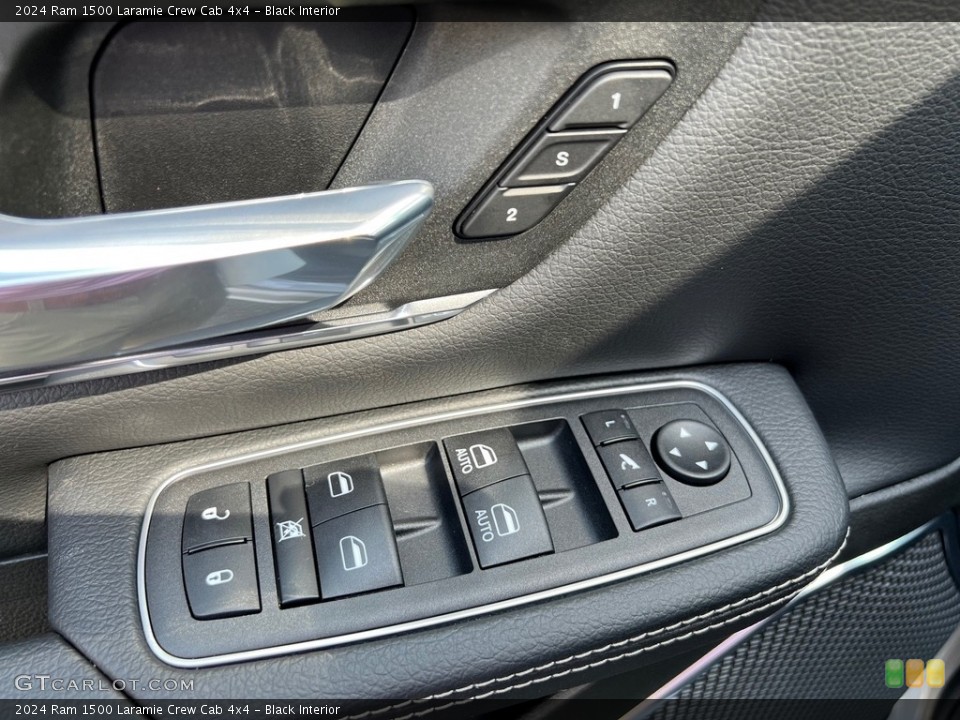 Black Interior Door Panel for the 2024 Ram 1500 Laramie Crew Cab 4x4 #146554320