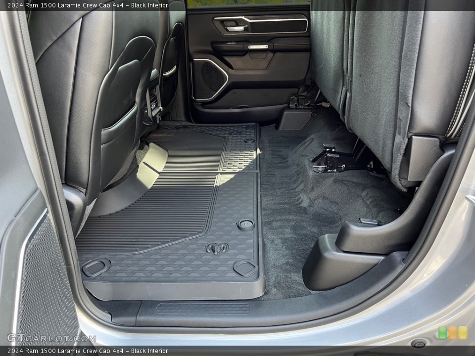 Black Interior Rear Seat for the 2024 Ram 1500 Laramie Crew Cab 4x4 #146554385