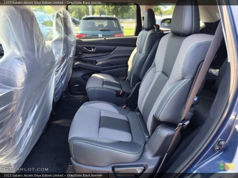 Gray/Slate Black Interior Rear Seat for the 2023 Subaru Ascent Onyx Edition Limited #146554514