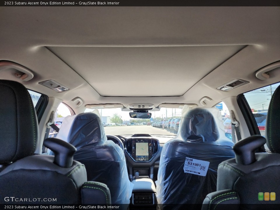 Gray/Slate Black Interior Rear Seat for the 2023 Subaru Ascent Onyx Edition Limited #146554520