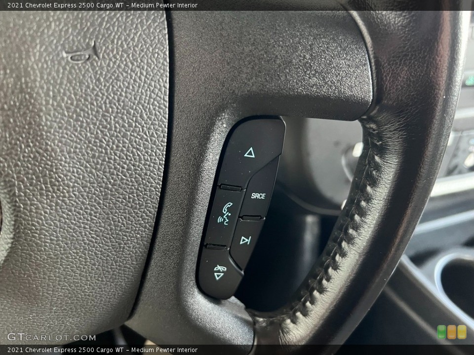 Medium Pewter Interior Steering Wheel for the 2021 Chevrolet Express 2500 Cargo WT #146554577