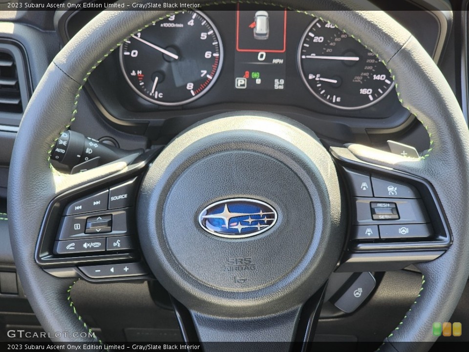 Gray/Slate Black Interior Steering Wheel for the 2023 Subaru Ascent Onyx Edition Limited #146554580