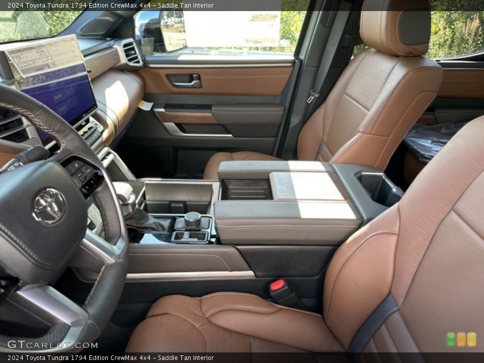 Saddle Tan Interior Photo for the 2024 Toyota Tundra 1794 Edition CrewMax 4x4 #146554982