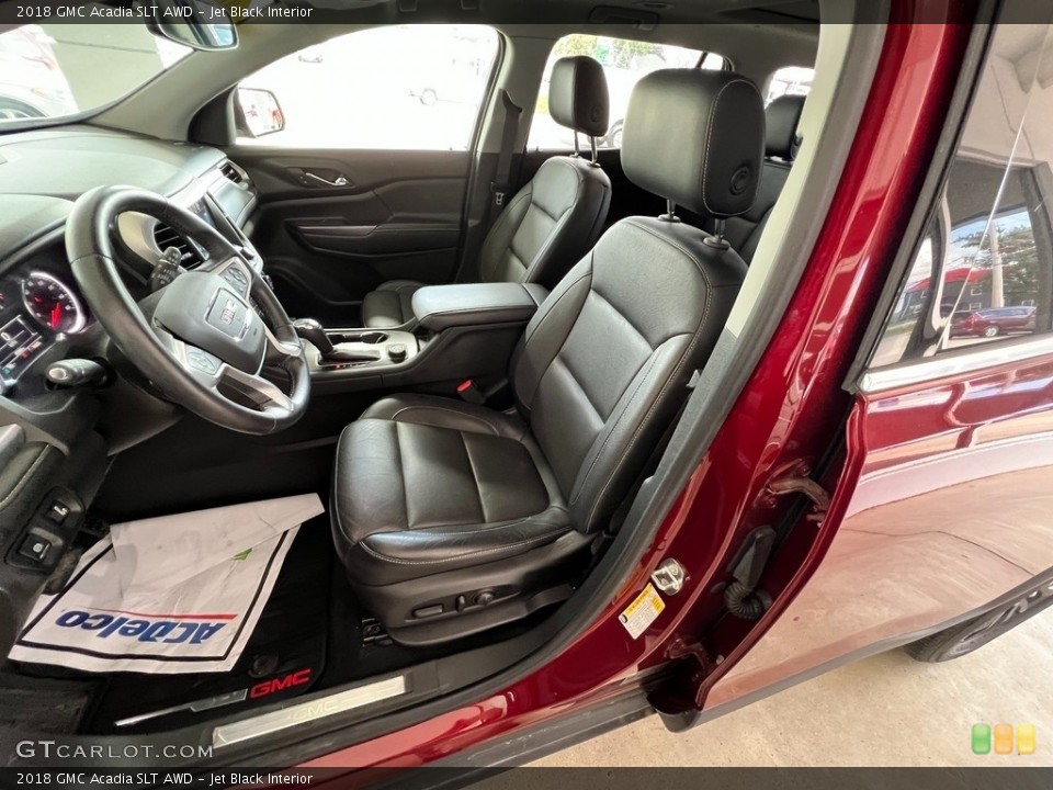 Jet Black Interior Photo for the 2018 GMC Acadia SLT AWD #146555009
