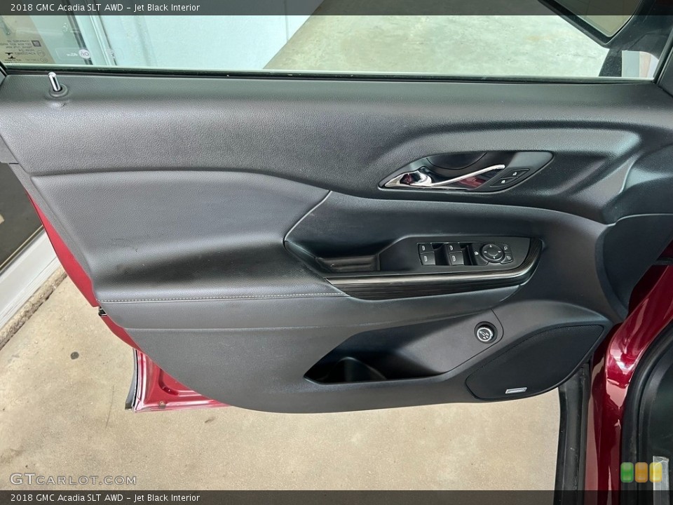 Jet Black Interior Door Panel for the 2018 GMC Acadia SLT AWD #146555033