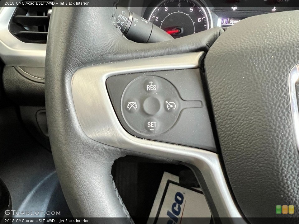 Jet Black Interior Steering Wheel for the 2018 GMC Acadia SLT AWD #146555072