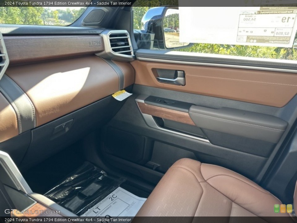 Saddle Tan Interior Door Panel for the 2024 Toyota Tundra 1794 Edition CrewMax 4x4 #146555129