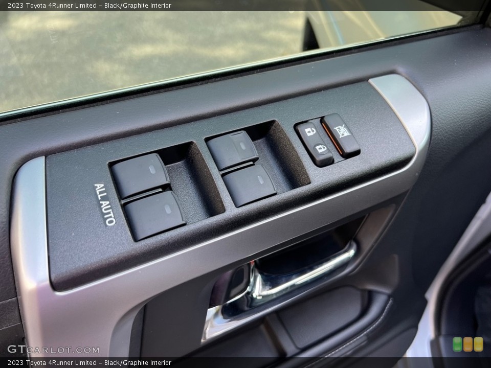 Black/Graphite Interior Door Panel for the 2023 Toyota 4Runner Limited #146555147