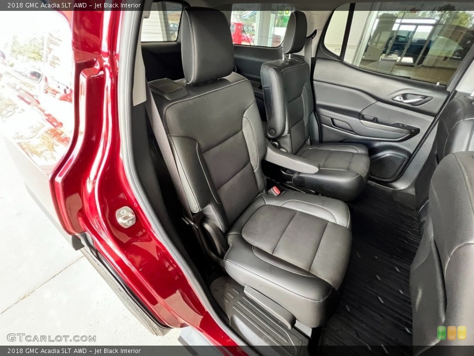 Jet Black Interior Rear Seat for the 2018 GMC Acadia SLT AWD #146555228