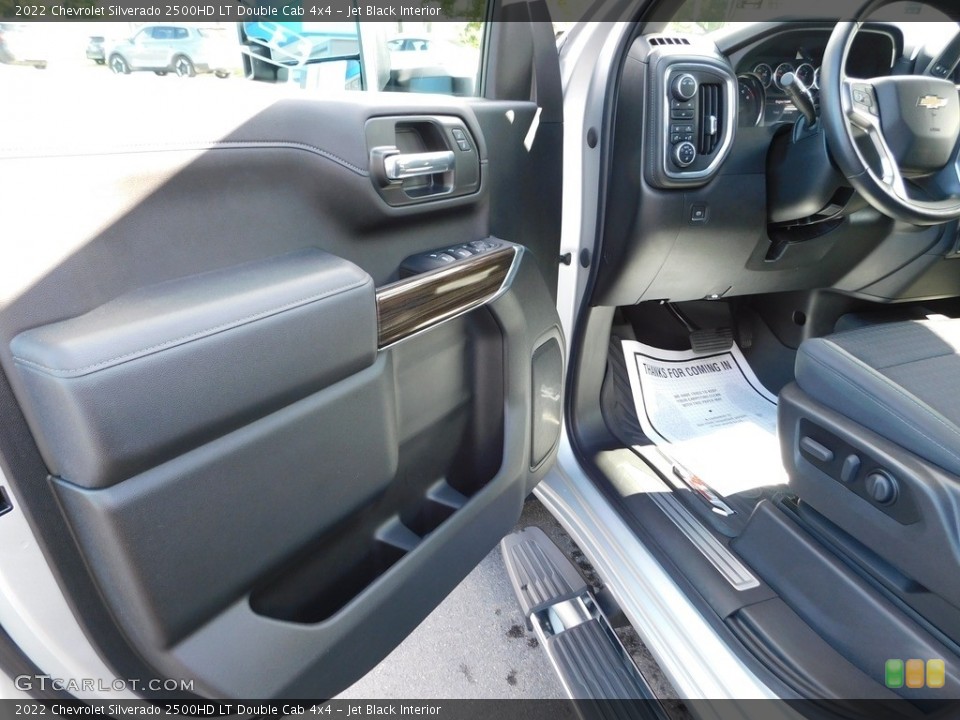 Jet Black Interior Door Panel for the 2022 Chevrolet Silverado 2500HD LT Double Cab 4x4 #146555234
