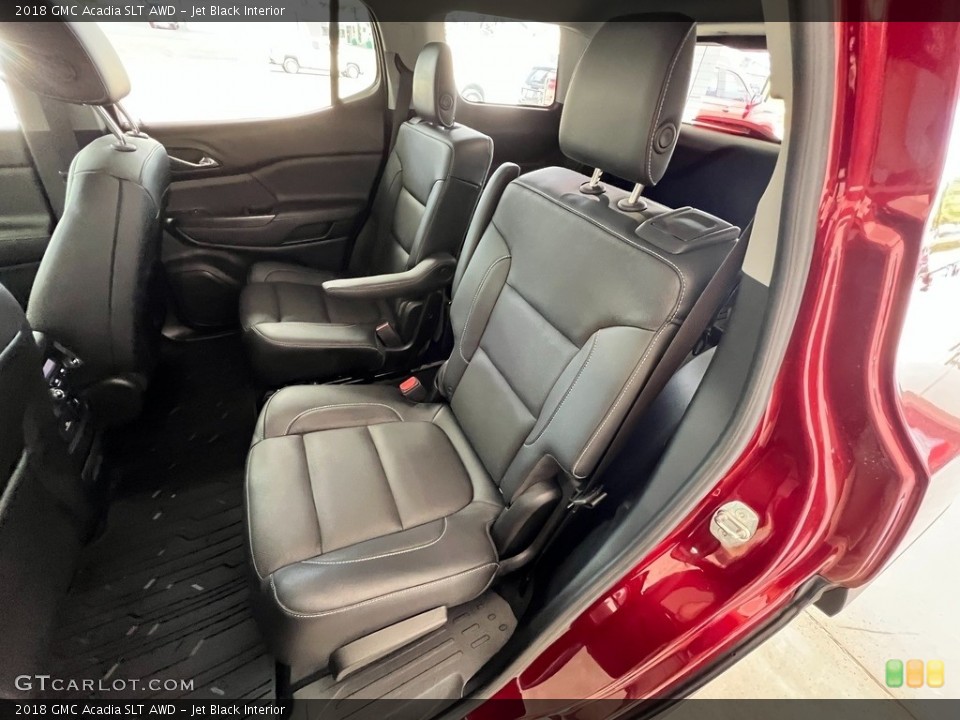 Jet Black Interior Rear Seat for the 2018 GMC Acadia SLT AWD #146555249