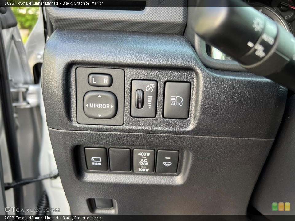 Black/Graphite Interior Controls for the 2023 Toyota 4Runner Limited #146555330