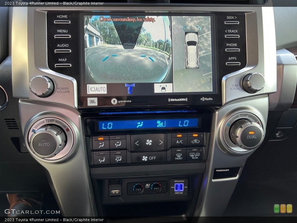 Black/Graphite Interior Controls for the 2023 Toyota 4Runner Limited #146555480