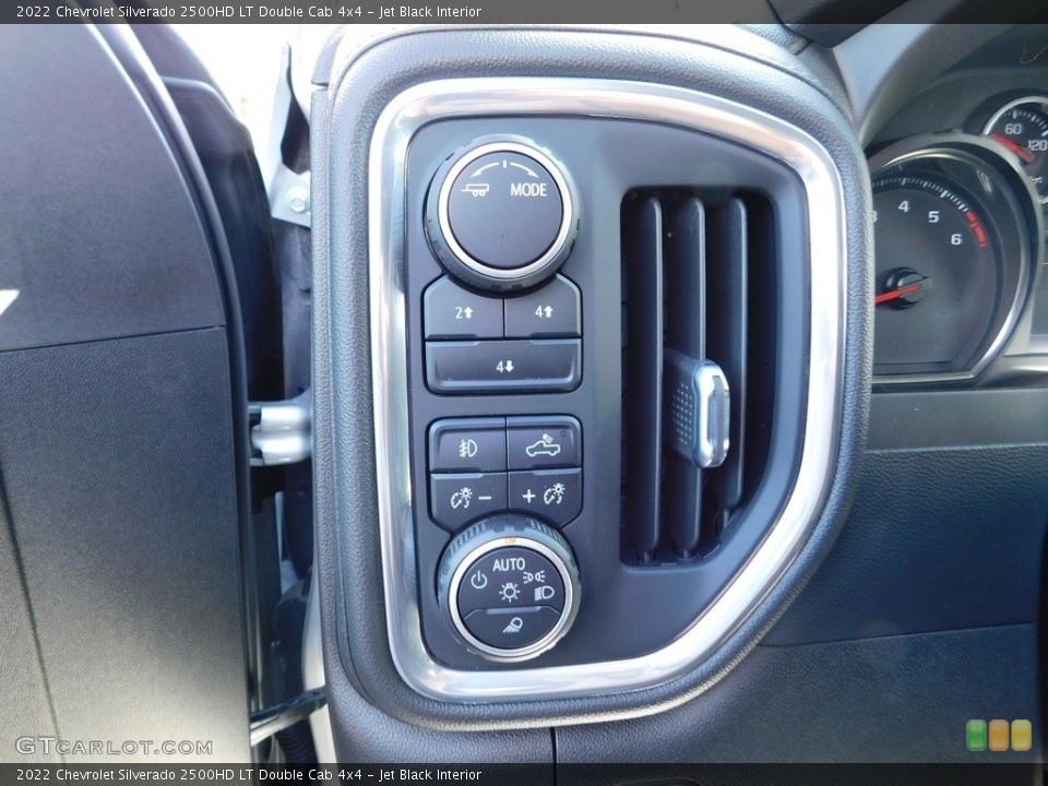 Jet Black Interior Controls for the 2022 Chevrolet Silverado 2500HD LT Double Cab 4x4 #146555486