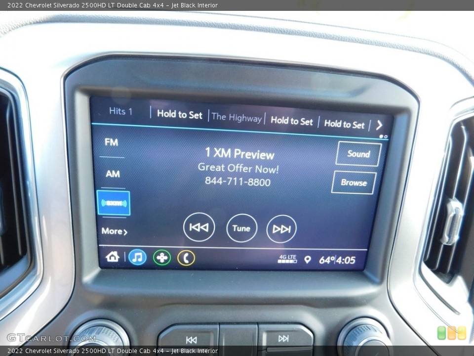 Jet Black Interior Audio System for the 2022 Chevrolet Silverado 2500HD LT Double Cab 4x4 #146555609