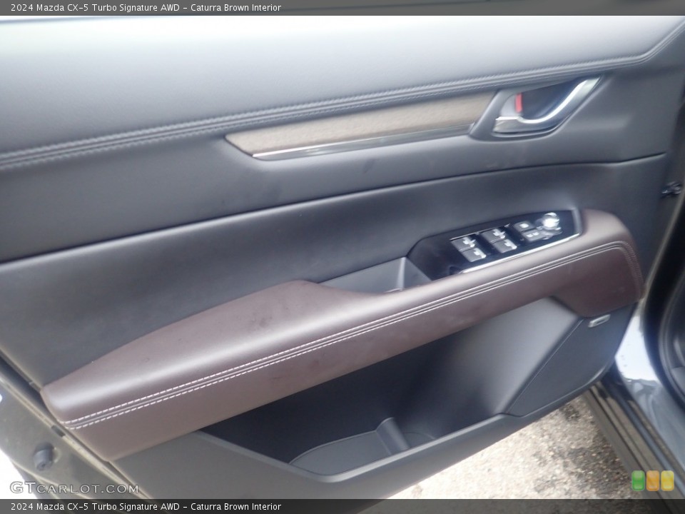 Caturra Brown Interior Door Panel for the 2024 Mazda CX-5 Turbo Signature AWD #146555897