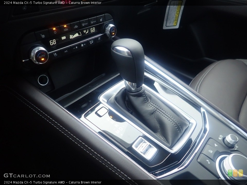 Caturra Brown Interior Transmission for the 2024 Mazda CX-5 Turbo Signature AWD #146555933