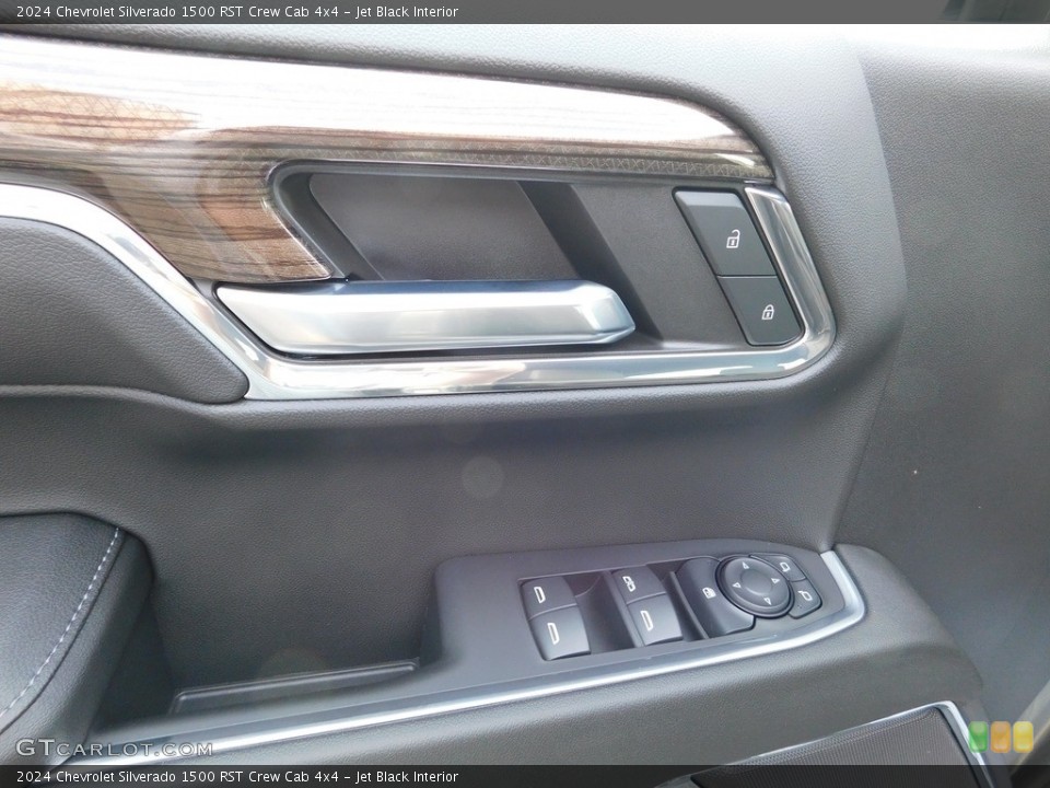 Jet Black Interior Door Panel for the 2024 Chevrolet Silverado 1500 RST Crew Cab 4x4 #146556380