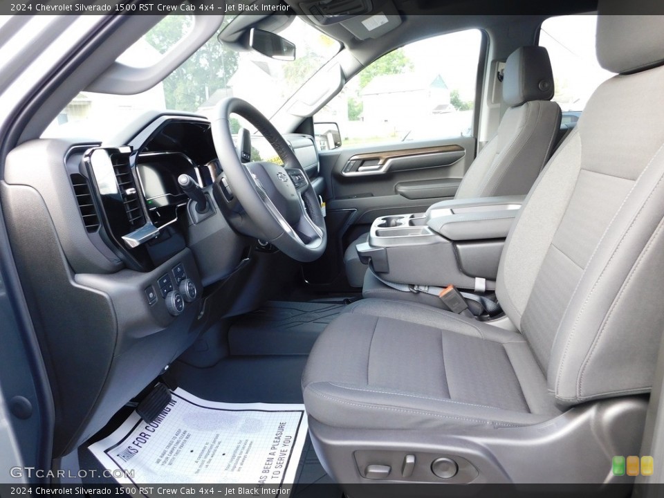 Jet Black Interior Photo for the 2024 Chevrolet Silverado 1500 RST Crew Cab 4x4 #146556401