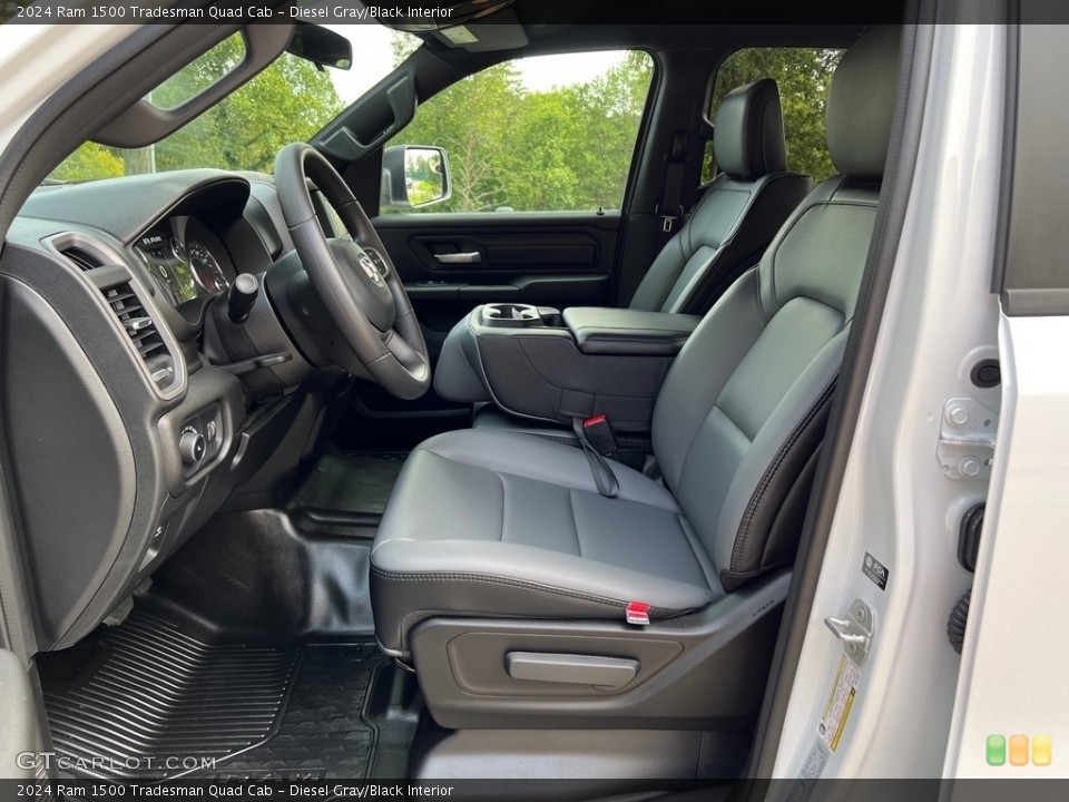 Diesel Gray/Black Interior Photo for the 2024 Ram 1500 Tradesman Quad Cab #146556635