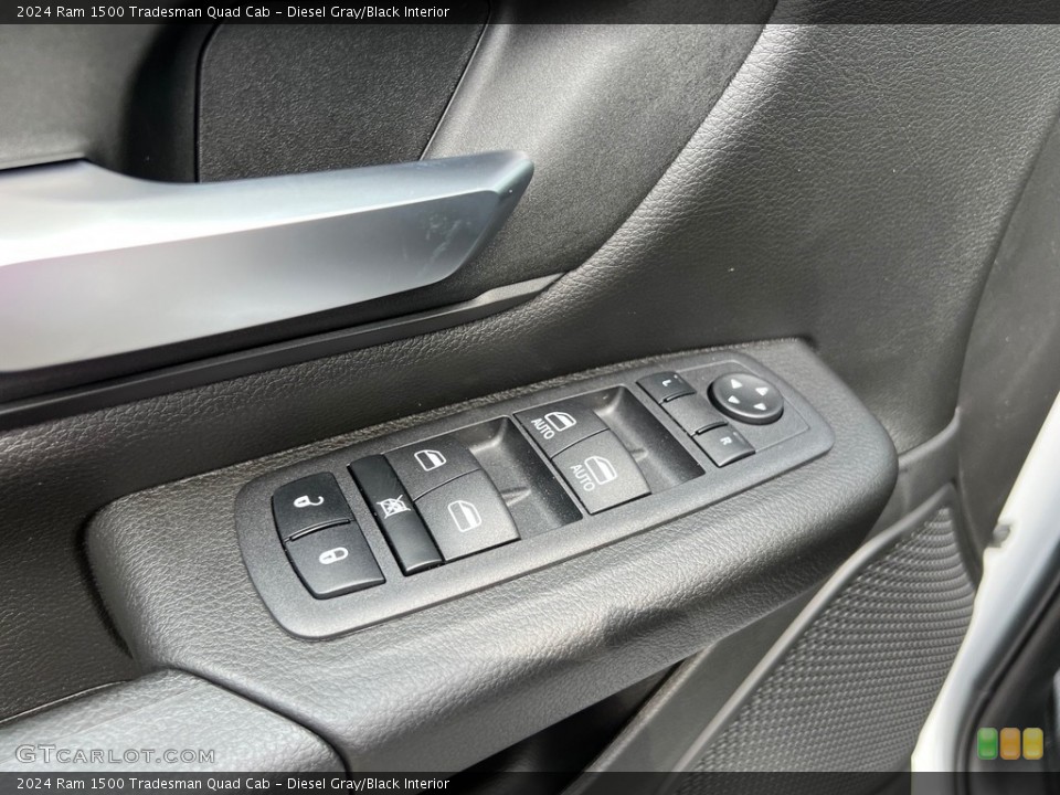 Diesel Gray/Black Interior Door Panel for the 2024 Ram 1500 Tradesman Quad Cab #146556662