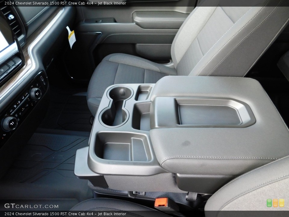 Jet Black Interior Front Seat for the 2024 Chevrolet Silverado 1500 RST Crew Cab 4x4 #146556764