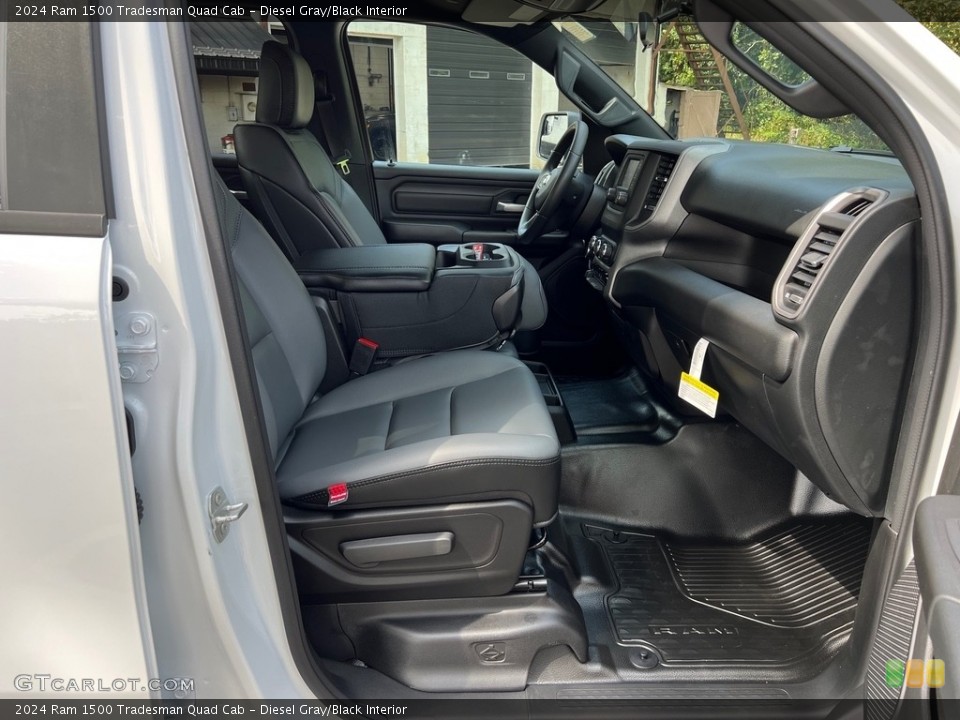 Diesel Gray/Black Interior Front Seat for the 2024 Ram 1500 Tradesman Quad Cab #146556800