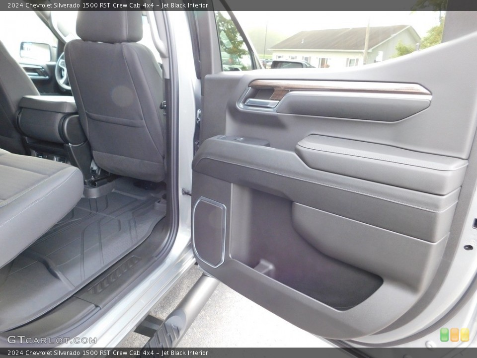 Jet Black Interior Door Panel for the 2024 Chevrolet Silverado 1500 RST Crew Cab 4x4 #146556875