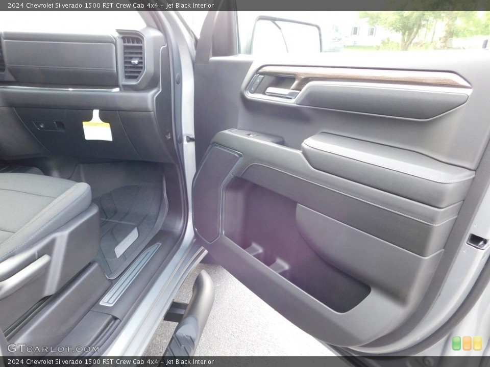 Jet Black Interior Door Panel for the 2024 Chevrolet Silverado 1500 RST Crew Cab 4x4 #146556923